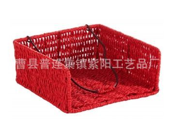 紙繩編織收納筐 環保與實用的家居工藝品新選擇